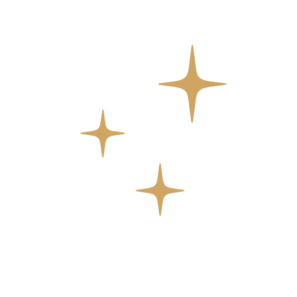three gold stars